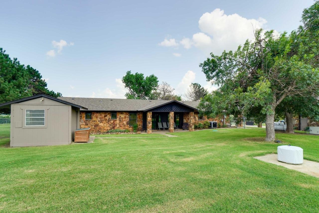 Spacious Country Home Near Ft Sill And Medicine Park Lawton Kültér fotó